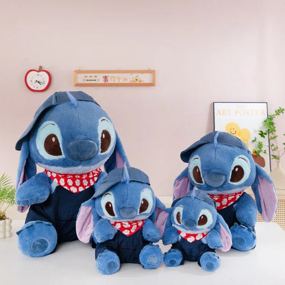 30/65cm Lilo and Stitch Plush Toy Disney Anime Stuffed Kawaii Angel Pillow Cartoon Stich Doll Plushie Kids Birthday Xmas Gifts