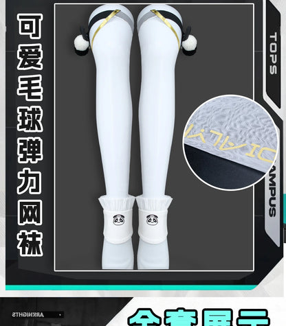 Dialyn Cosplay Costume Wig Zenless Zone Zero Uniform Earrings Headwear Telephone Prop Halloween Party Carnival for Women Girls