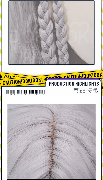 IN STOCK Reclusee Duchesss Revenantt Wig Game Cosplay Wig DokiDoki Women 60cm Long Curly Hair Reclusee Cosplay Free Wig Cap