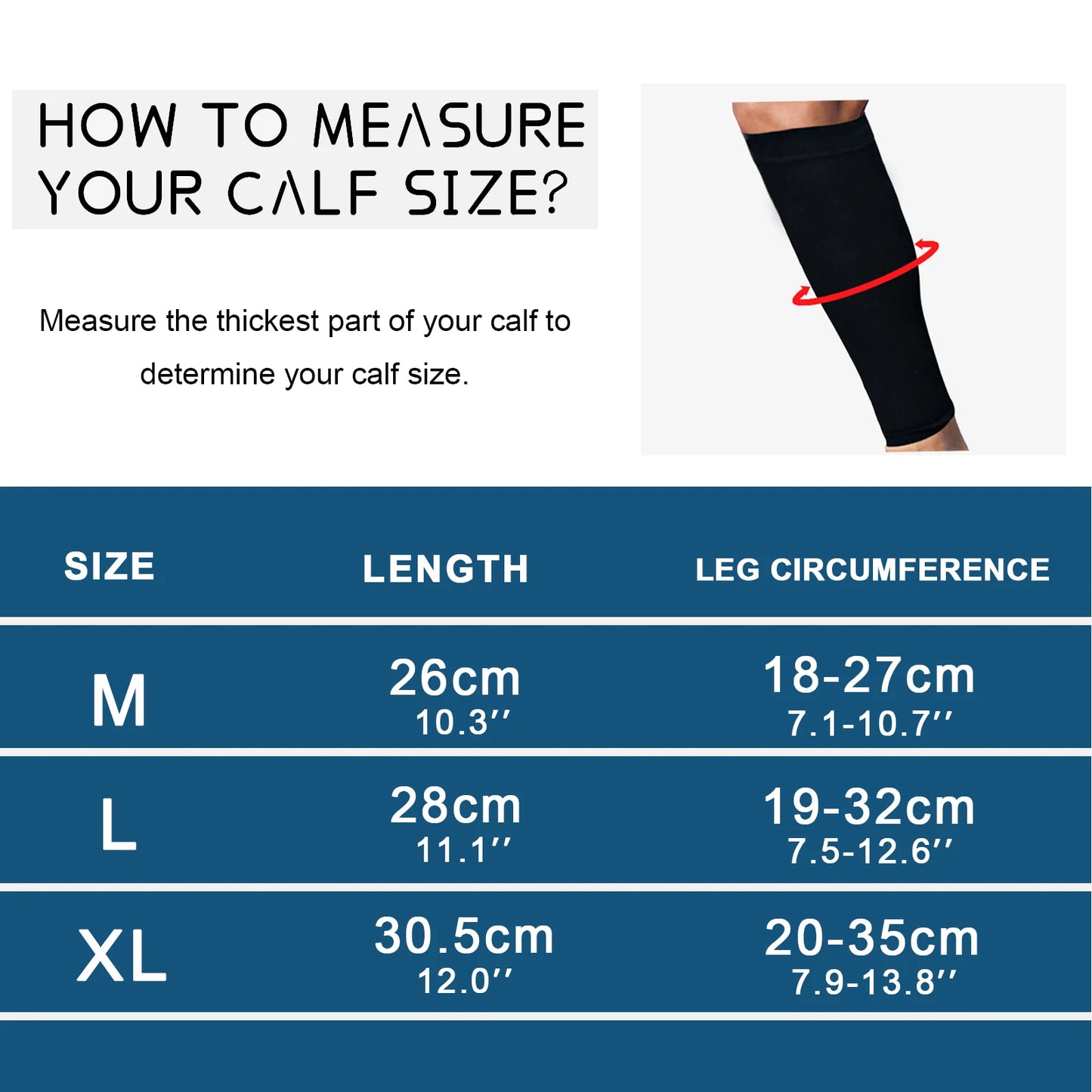 Breathable Elastic Compression Calf Support Sleeves 1 Pair for Football Cycling Running Jogging Men Women