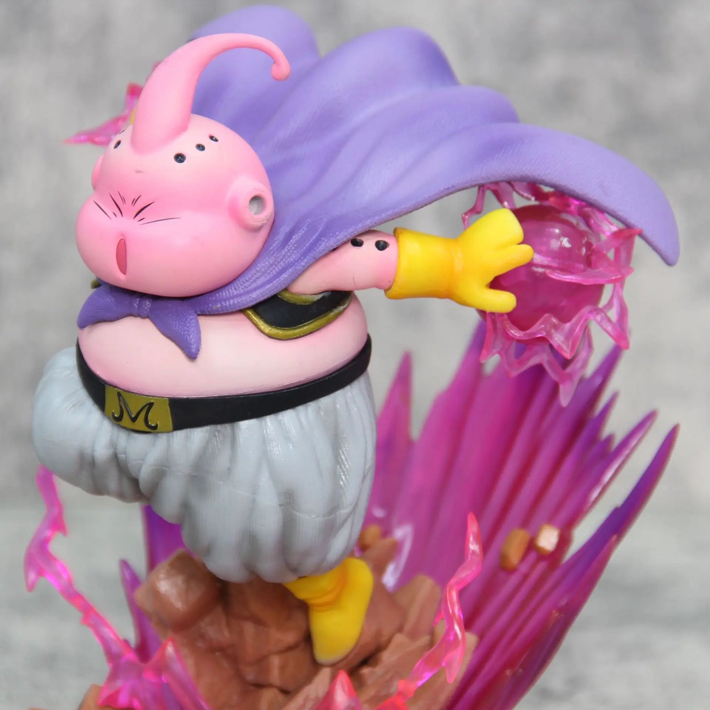 Dragon Ball Majin Buu Glowing Anime Statue - Pvc Collectible Figure Desktop Decoration Ornaments Kid Birthday Gift Toy 19cm