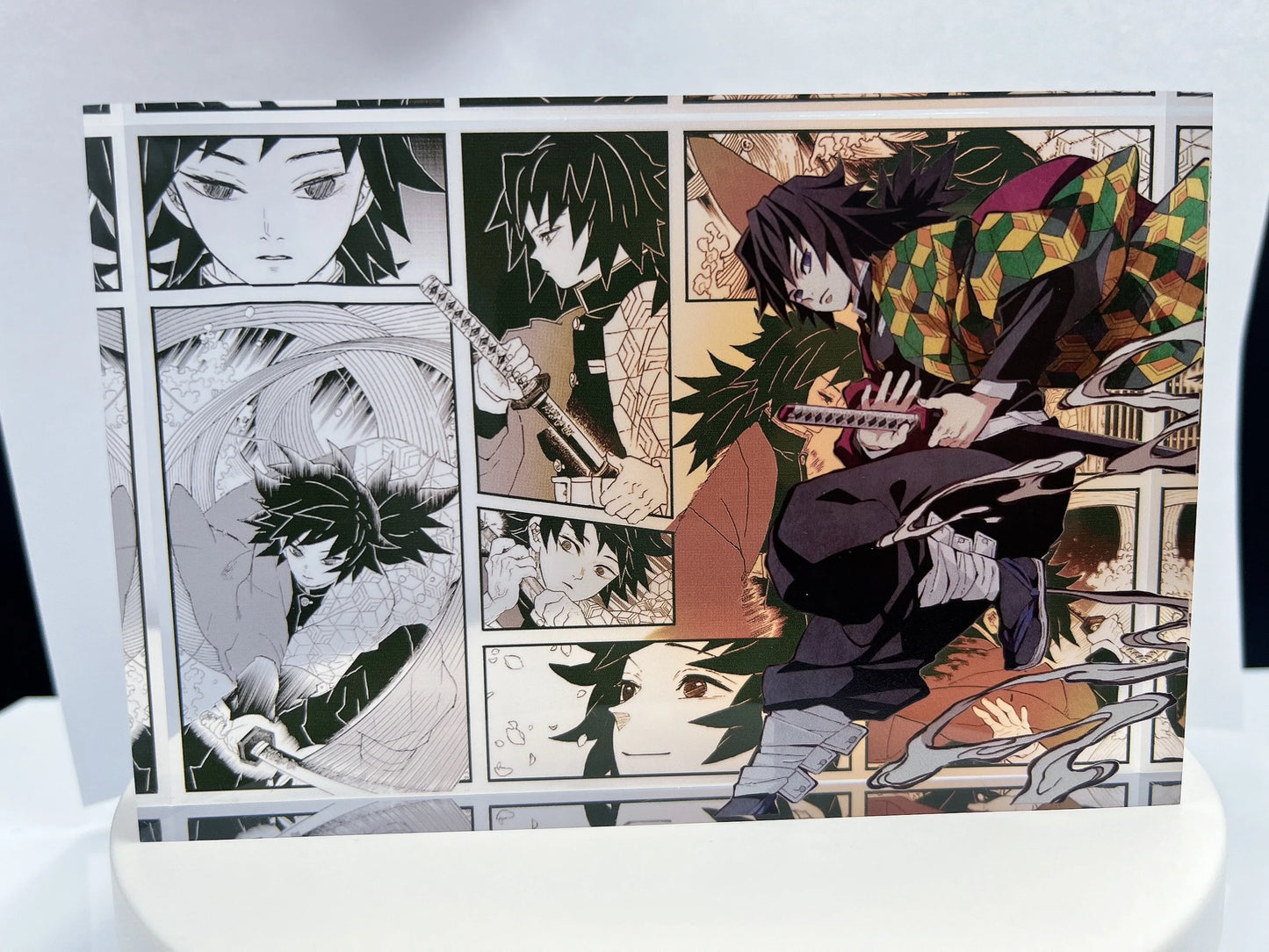 New Demon Slayer Creative High-value Bar Chi Tokitou Muichirou Acrylic Brick Computer Desktop Ornaments Anime Peripheral Gifts