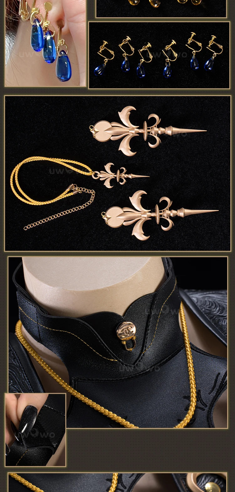 IN STOCK UWOWO Cartethyia Cosplay Game Wuthering Waves Cartethyia Cosplay Costume Cartethyia WuWa Cosplay Halloween Costume