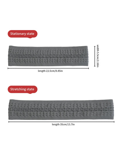 1pc/6pc Sport Knitted Headband Antiperspirant Running Basketball Headband Breathable Sweat-Absorbent Quick-Drying Sports Cycling