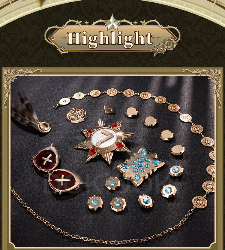 Norton Campbell Prospector Cosplay Costume Identity V DokiDoki-SR Men Uniform Norton Campbell Cosplay Hat