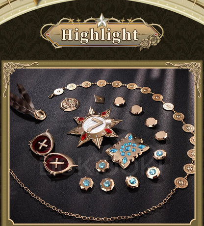 Norton Campbell Prospector Cosplay Costume Identity V DokiDoki-SR Men Uniform Norton Campbell Cosplay Hat