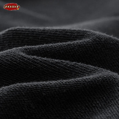 ZODF New Autumn Winter Men Washed 400gsm Sweatpant Unisex Loose Heavyweigh Cotton Sport Joggers Pants Streetwears HY0893