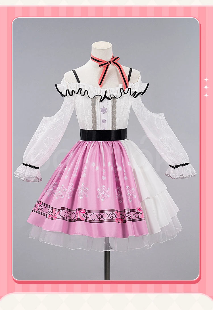 IN STOCK Nikki Cosplay Costume Game Infinity Nikki【S-3XL】DokiDoki-N Women Pink Blue Dress Nikki Cosplay Plus Size