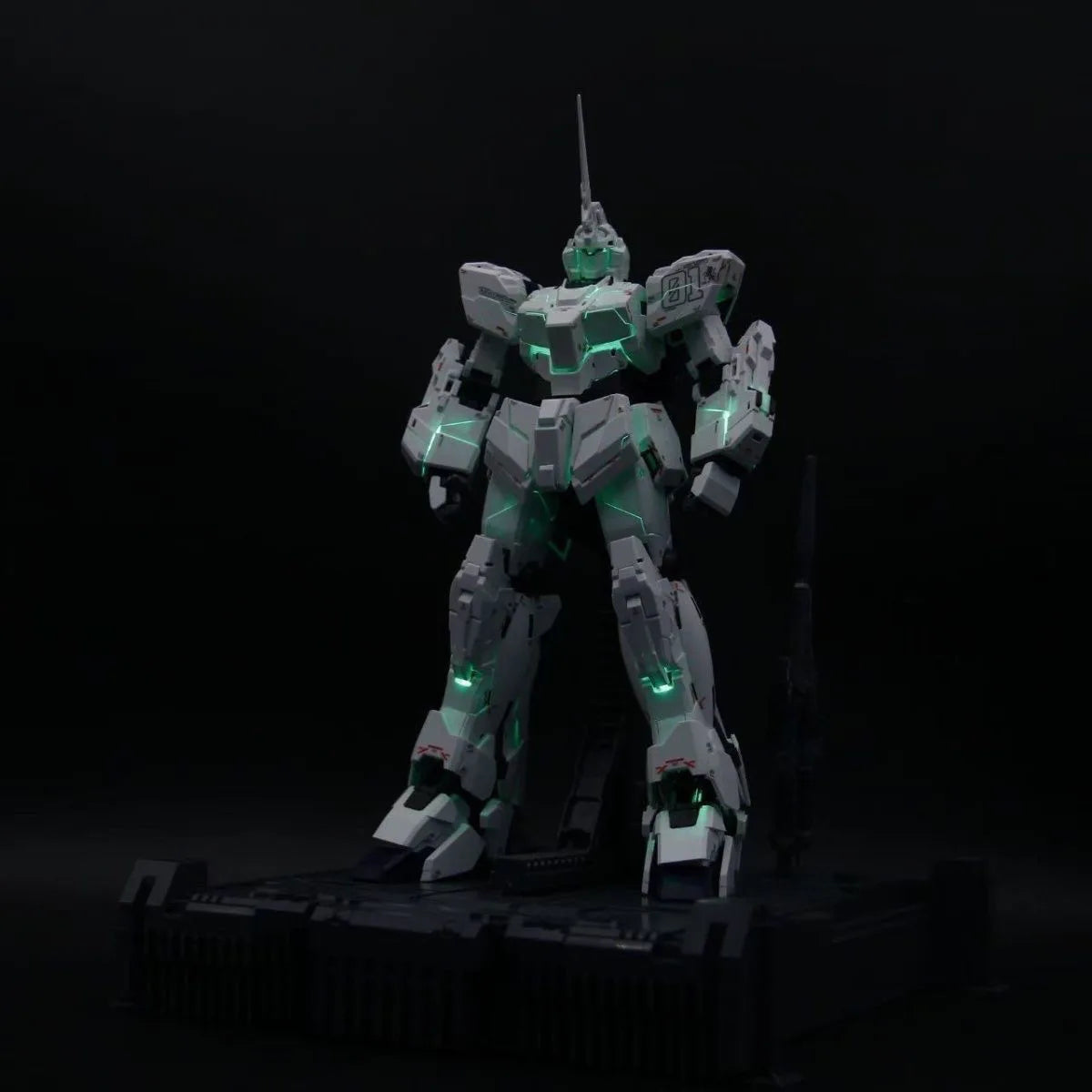 In Stock﻿ SHENSHOU Model Unicorn MGEX 1/100 RX-0 Assembly Model Kit Toys Toy With Lamp Group Action Figure Robot Gifts