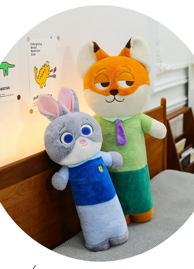 70/90/110cm Big Size Zoo Tropolis Nick Wilde Judith Laverne Hopps Disney Anime Plush Stuffed Doll Pillow Plushies Ornaments Gift