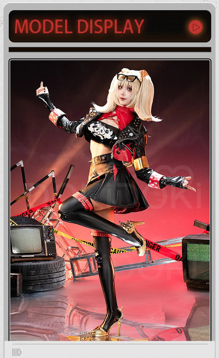 IN STOCK Burnice White Cosplay Costume Game Zenless Zone Zero【S-2XL】DokiDoki-R Women Halloween ZZZ Burnice Cosplay