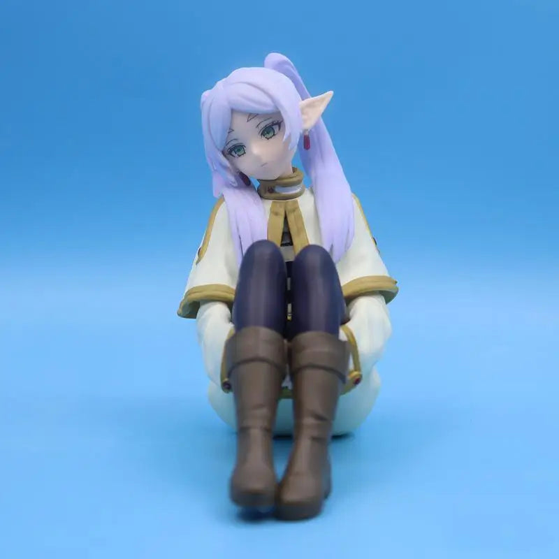 11CM Anime Sousou no Frieren Frieren Noodle Stopper Figure Desktop Decorate Anime Model Toy Gift Aciton Figure PVC Toys