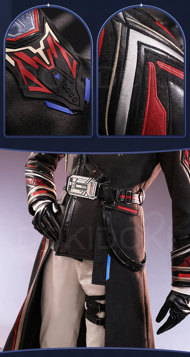 IN STOCK Caleb Cloudsreach Strategy Cosplay Costume Game Love and Deepspace DokiDoki-SR Men Xia Yizhou Caleb Cosplay Halloween