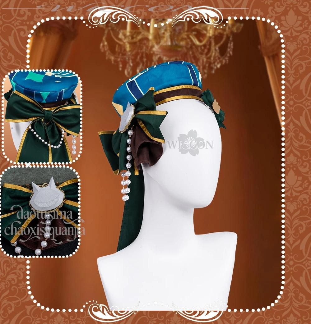 Genshin Impact Lynette Cosplay Set Polyester Unisex