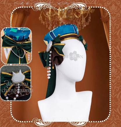 Genshin Impact Lynette Cosplay Set Polyester Unisex