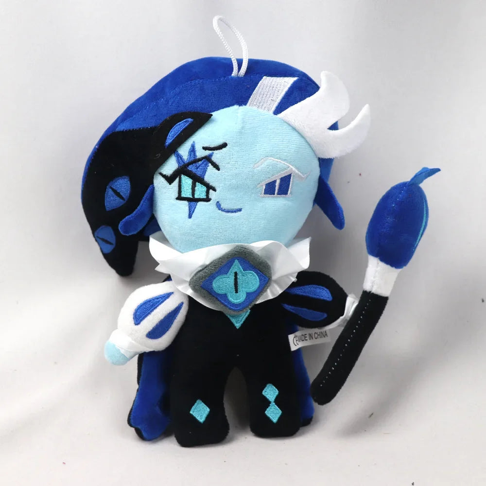 23cm Cookie Run Kingdom Plush Shadow Milk Cookie Run Kingdom Toy Shadow Milk Cookie Doll Plushie Merch Soft Toy Children Gift