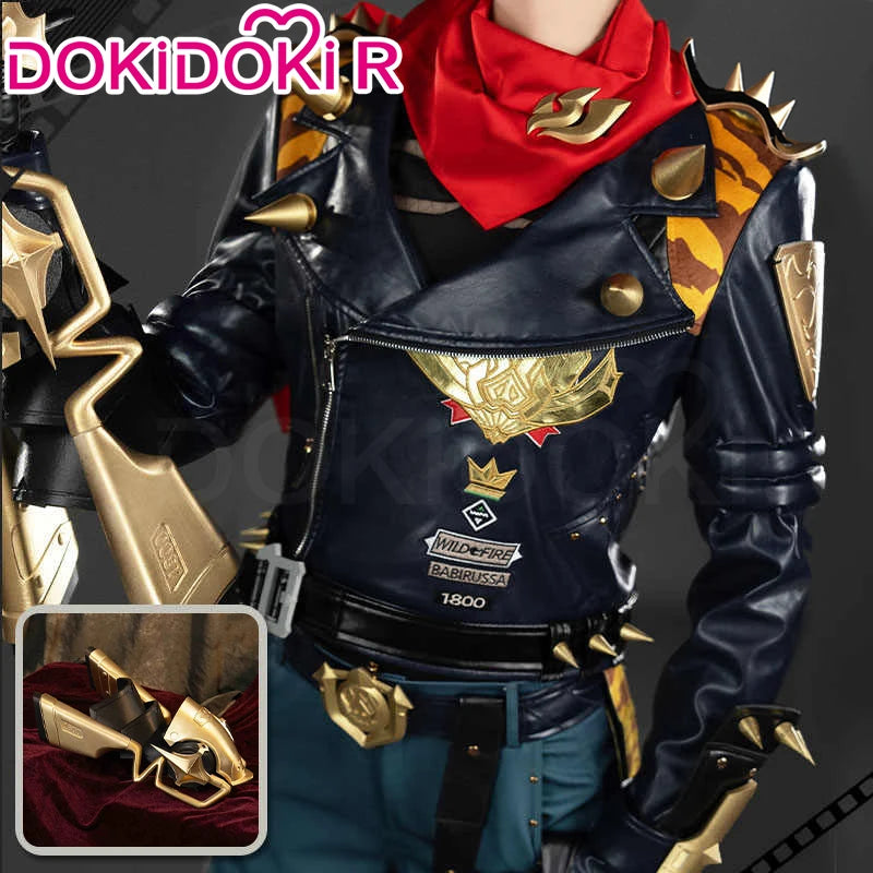 IN STOCK Lighter Cosplay Costume Game Zenless Zone Zero DokiDoki ZZZ Sons of Calydon Lighter Cosplay Arm Armor