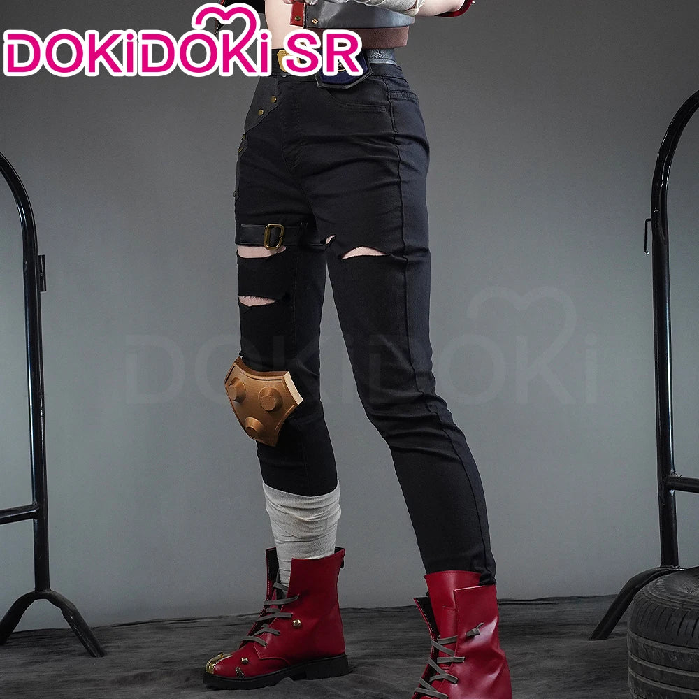 IN STOCK Vii Cosplay Costume Game Cosplay【S-3XL】DokiDoki-SR Women Suit Costume Cosplay Coat Black Suit Vii Tattoo Plus Size