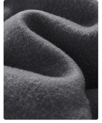 ZODF Fashion Winter Men 500gsm Fleece Hoodies Unisex Loose Fit Heavy Weight Thick Warm Hooded Pullovers Coats Streetwears HY0045