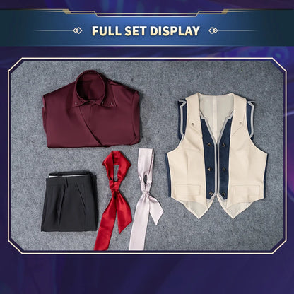 Viktorr Jaycee Cosplay Costume Game【S-3XL】DokiDoki-SR Men Uniform Suit Costume Viktorr Cosplay Plus Size