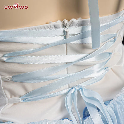 PRE SALE UWOWO Ayaka Cosplay Game Genshin Impact Fanart Ayaka Frost Waltz Cosplay Costume Halloween Costume