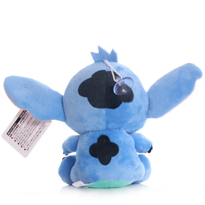 12-20cm Disney Stitch Mickey Minnie Plush Keychain Models Kawaii Cartoon Stuffed Plush Dolls Toys Anime Baby Kids Birthday Gifts