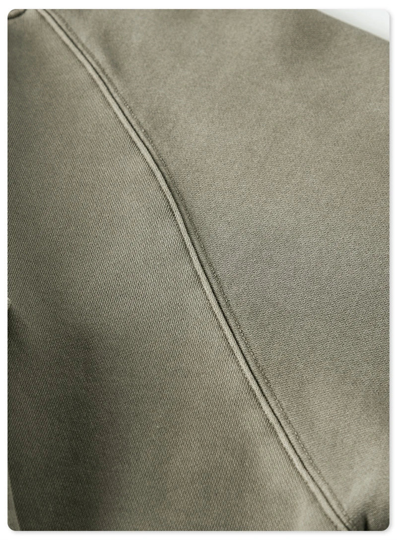 ZODF Women Hotsweet 2025 Winter Washed Fleece Crop Hoodies Girls Oversized Raglan Sleeve 400gsm Hooded Pullovers HY0648