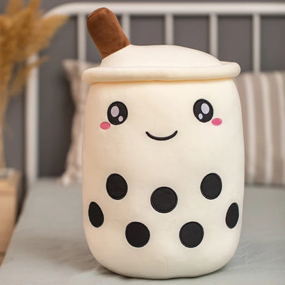 Various Play Doll Boba Plushies Mini Dolls in a Boba Cup Can Flip Boba Tea Toy Many Size Boba Tea Cushions for For Kids Girl