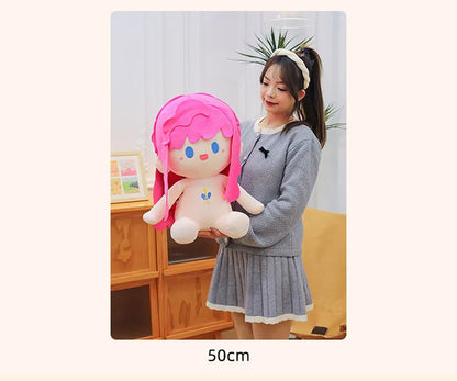 Kawaii 30/40/50cm  Movie Peripheral Cute Colorful Pony Cotton Doll Plush Toy Girl Soothing Sleep Pillow Birthday Gift Girl Doll