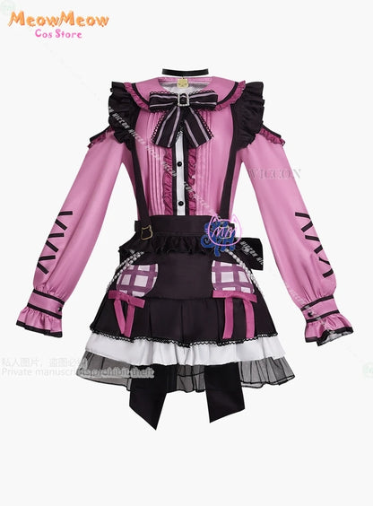 Bangdream Roselia Yukina Minato Costume Polyester Set