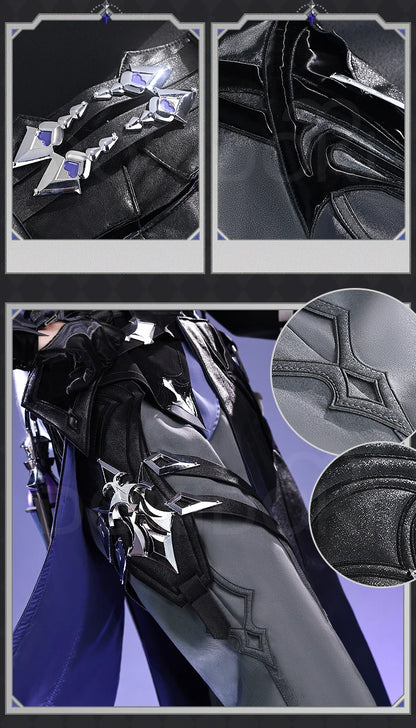 Flins Cosplay Costume Game Genshin Impact【S-3XL】DokiDoki-SR Kyrll Chudomirovich Flins Cosplay Men Halloween Costume Plus Size