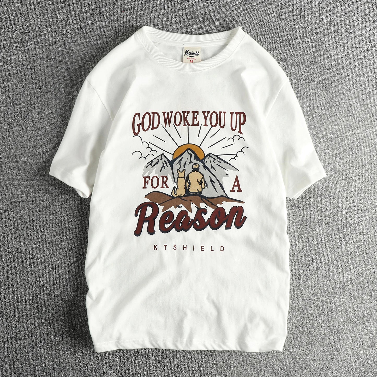 Summer New American Retro Short-sleeved O-neck Letter Printed T-shirt Men's Fashion Simple 100% Cotton Washed Casual Sport Tops