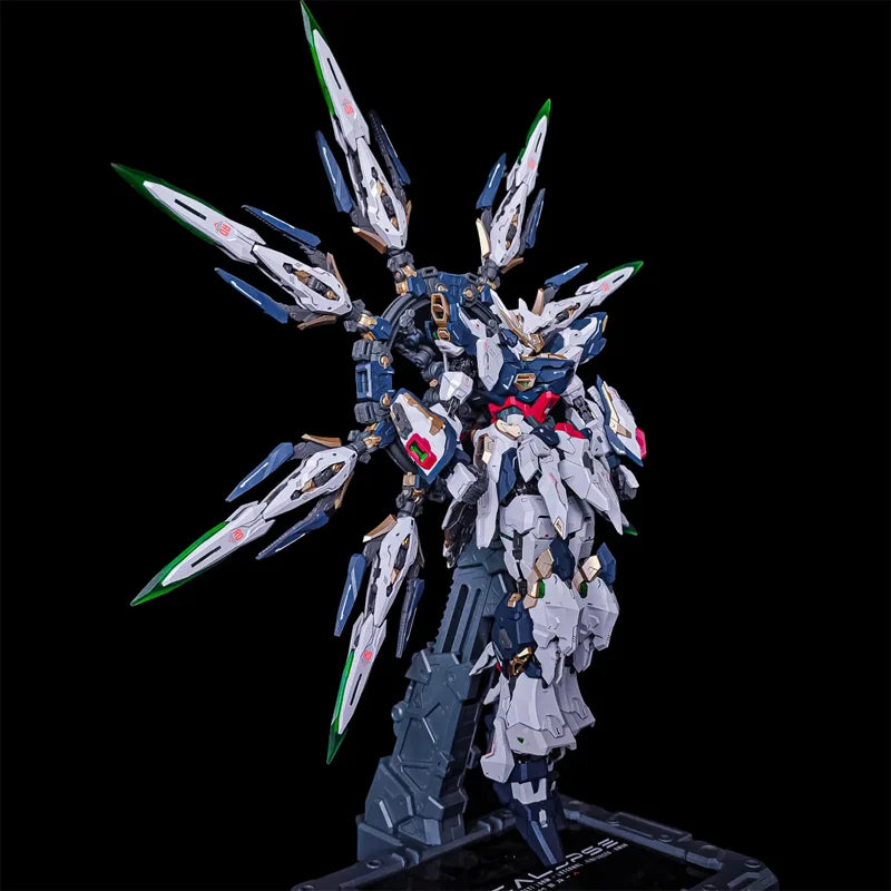 1/100 Apocalypse Series Pre-Assembled Alloy Skeleton Action Figure Mecha Warrior High Detail Detachable Parts Assembly Model Toy