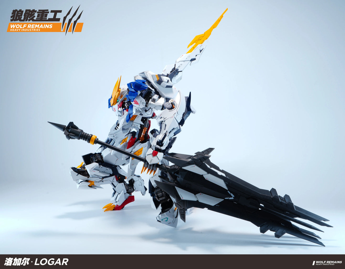 WOLF REMAINS HEAVY INDUSTRIES 1/60 PG Wolf King Barbatos Head Light Cluster Assembly Model Kit Collectible Toy Gift