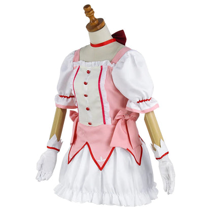 Puella Magi Madoka Magica Kaname Costume Set Cotton Polyester