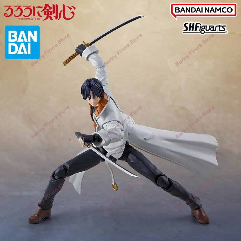 Bandai S.H.Figuarts Rurouni Kenshin Aoshi Shinomori 165mm PVC Model