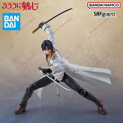 Bandai S.H.Figuarts Rurouni Kenshin Aoshi Shinomori 165mm PVC Model