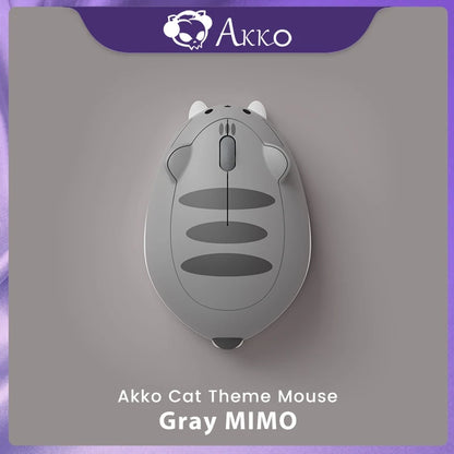 Akko Cat Theme Mouse 2.4GHz Bluetooth 3.0 / 5.0 Wireless Tri-mode Mouse for PC Laptop Computer Plug and Play
