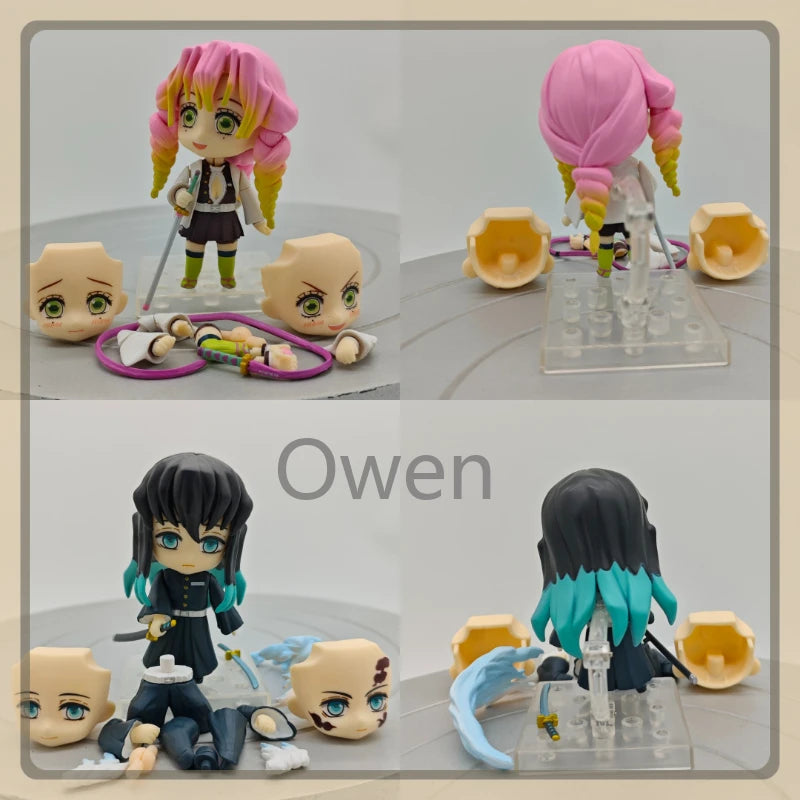 Tomioka Giyuu Anime Demon Slayer:Kimetsu no Yaiba Figurine Tokitou Muichirou Action Figures PVC q-version Collection Model Toys