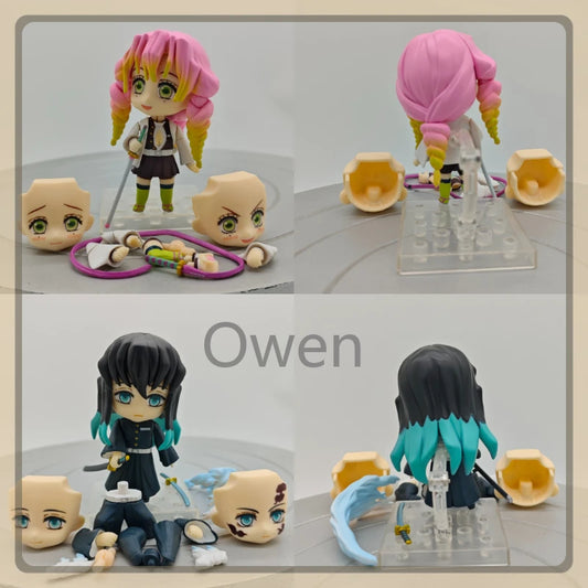 Tomioka Giyuu Anime Demon Slayer:Kimetsu no Yaiba Figurine Tokitou Muichirou Action Figures PVC q-version Collection Model Toys