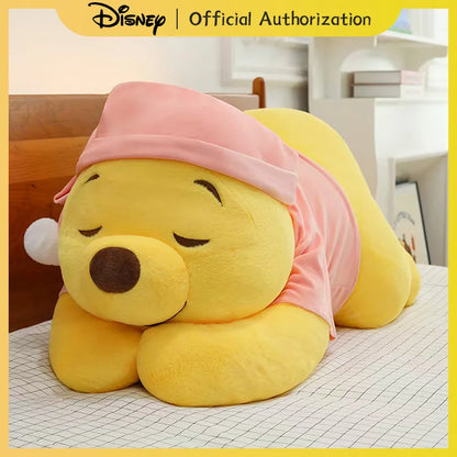 35CM-80CM New Disney Winnie The Pooh Plush Toy Cute Cartoon Bear Stuffed Doll Soft Anime Pillow Kawaii Souvenir Birthday Gift