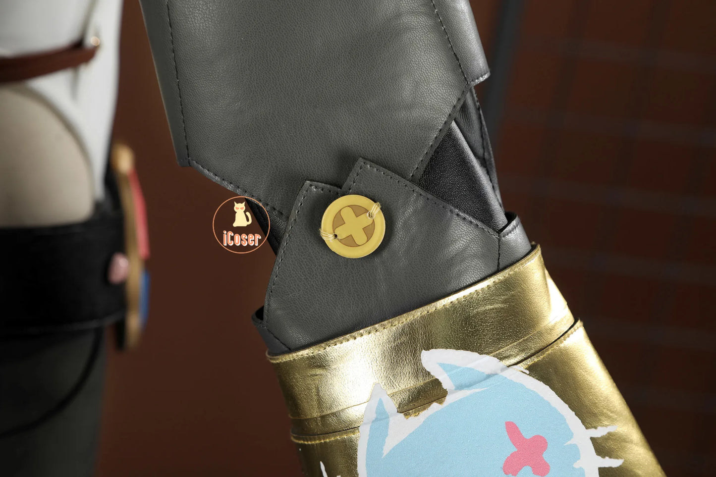 Genshin Impact Jahoda Cosplay Costume Wig Uniform Cloak Hat Glasses Headwear Outfit Halloween Party for Women Girls Props iCoser