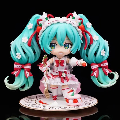 10cm #1939 Hatsune Miku Anime Figure Virtual Idol Singer #1940 Miku Action Figure PVC Collection Model Doll Christmas Toys Gifts