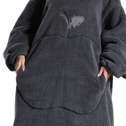 Women Hoodies Autumn Winter Extra Long Oversized Loungewear Clothes Couple Hoody Pajamas Warm Blanket Hoodie Plush Men Homewear