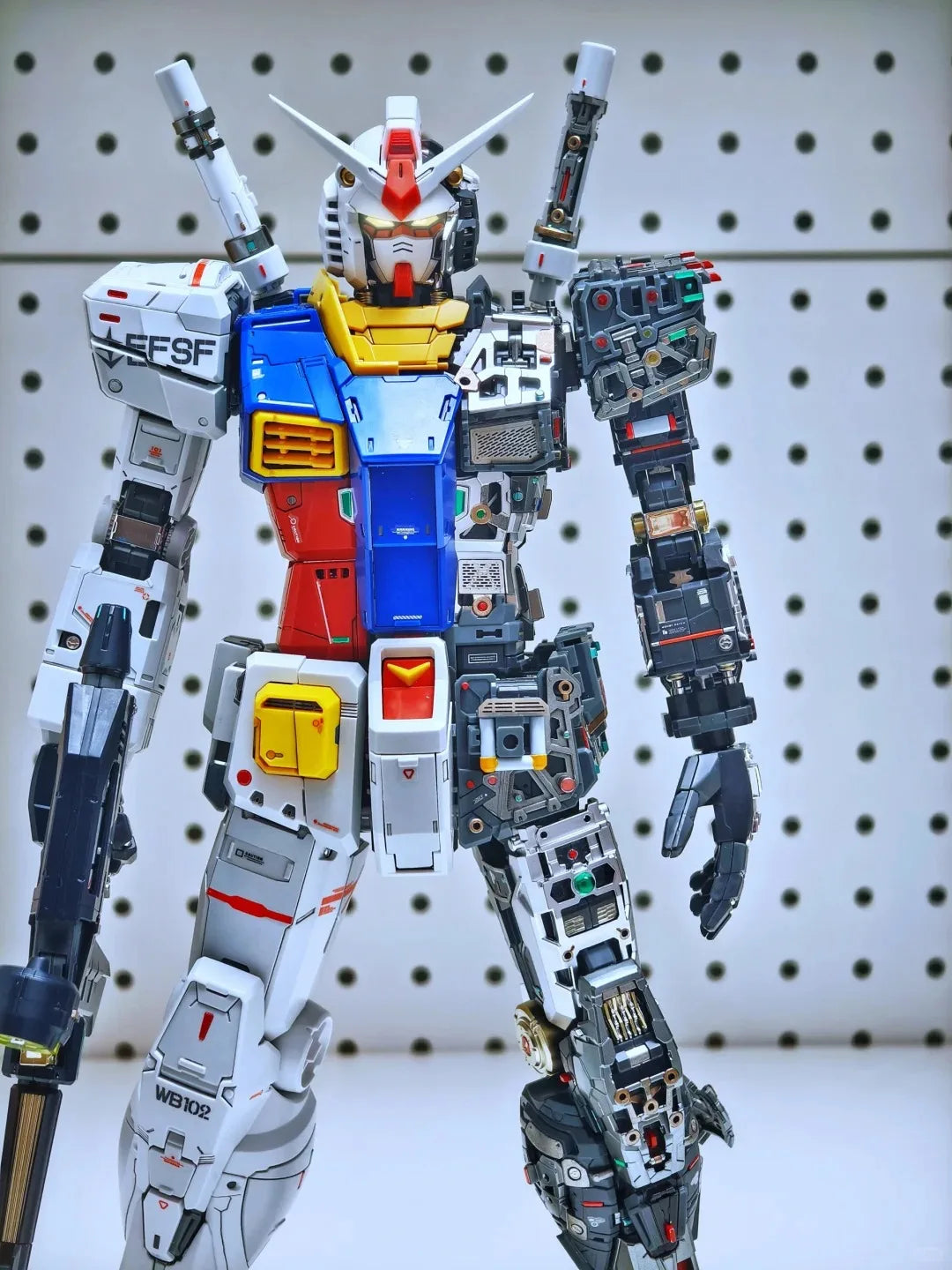 1/60 Daban Pgu Pg 2.0 Rx-78-2 High-Precision Framework Assembly Action Figure Model Kit Collectible Toy Gift - New