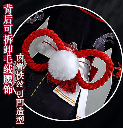 Neverness To Everness Hotori Cosplay Costume Dress Headwear Earrings Game NTE Outfit Halloween Party for Women Girls Role Play