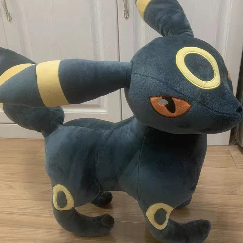 60cm Umbreon Pokemon Plush Toys Anime Doll Cute Ornament Pokémon Cartoon Stuffed Plushie Pillow Noctali Gift for Kids Christmas