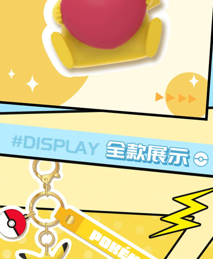 Genuine Pokemon Keychain Pikachu Eevee Pichu Mimikyu Togedemaru PVC Anime Action Figure Kids Toy Keyring Pendant Birthday Gift