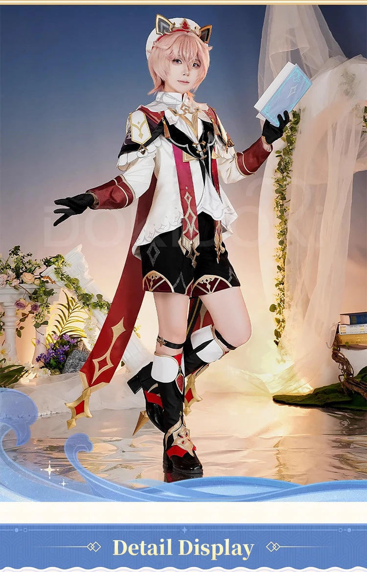 Dahlia Cosplay Costume Game Genshin Impact【S-2XL】DokiDoki-R Mondstadt Dahlia Cosplay Men Costume Halloween Plus Size