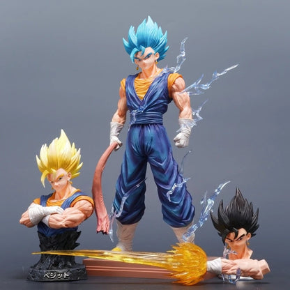 32cm/12.6in Dragon Ball Vegetto PVC Action Figure Statue Desktop Ornament Model Toy Gift